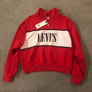 Levi’s logo mock neck sweatshirt